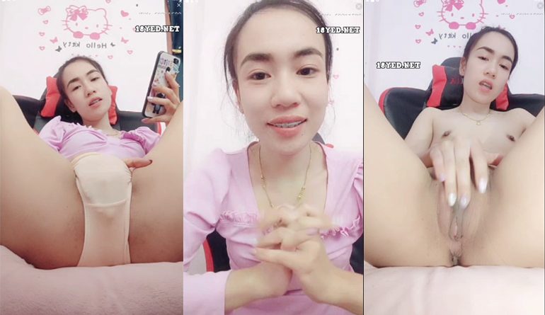 คลิปหลุดไลฟ์สดตัวเต็มงานดี สาวน่ารักจัดหนักถอดหมดเบ็ดหีโชว์ mlive