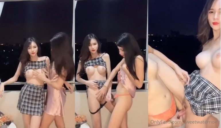 คลิปหลุดสาวสองจัดเทพ จากโอนลี่แฟนโดนควยเย็ดโคตรเด็ด 18+